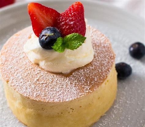 Super Thick And Extra Fluffy Japanese Style Pancake Recipe Desserts