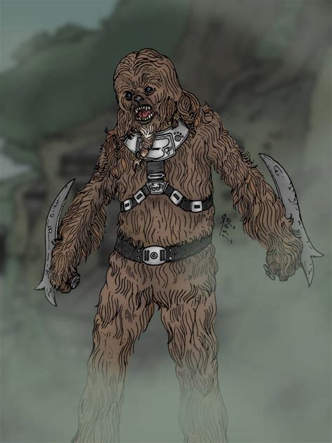 Star Wars Wookiee Berserker By Konquistador On Deviantart