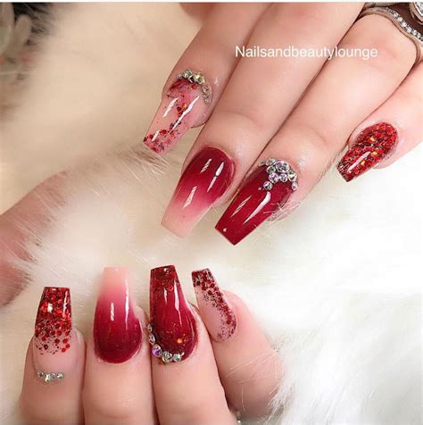Natural Gel Nails Robust And Fine Its Possible Red Ombre Nails