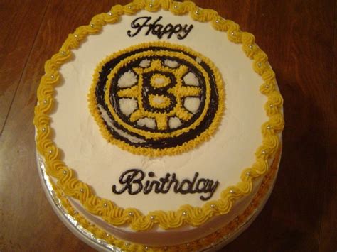 Bruins Birthday Cake