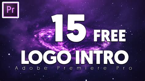 Free Logo Intro Template Premiere Pro Printable Form Templates And