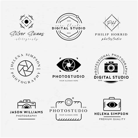 Photography Logo Psd Templates