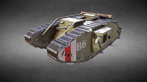 World War Mark V Tank D Model By Dprefabs Fda Sketchfab