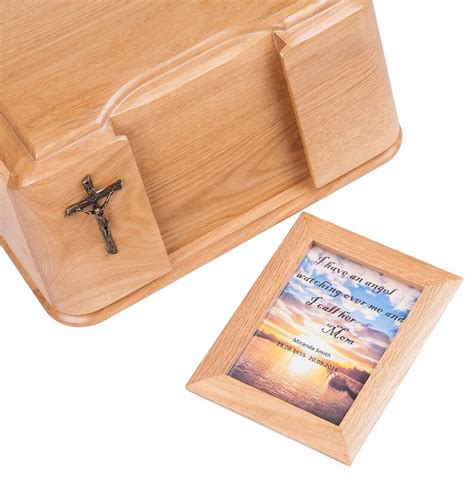 Wooden Adult Cremation Urn For Ashes Frame Urn Memorial Casket Etsy