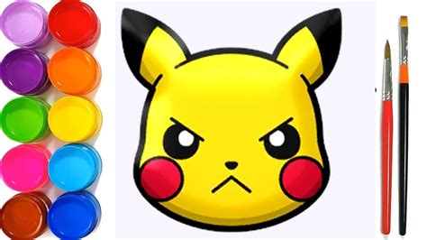 Pikachu Easy Drawing For Kids Drawing And Coloring For Kids Youtube