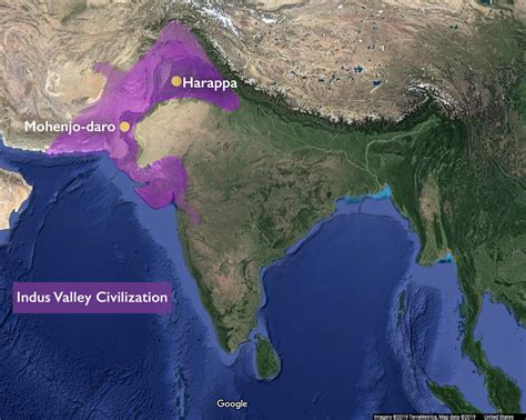 Harappa Mohenjo Daro Map