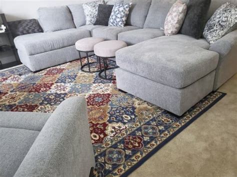 Broyhill Parkdale Sectional Big Lots Rugs In Living Room Light