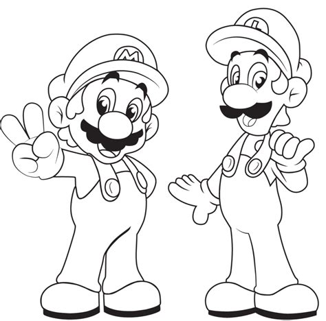 Mario Brothers Coloring Pages Printable Printable Word Searches