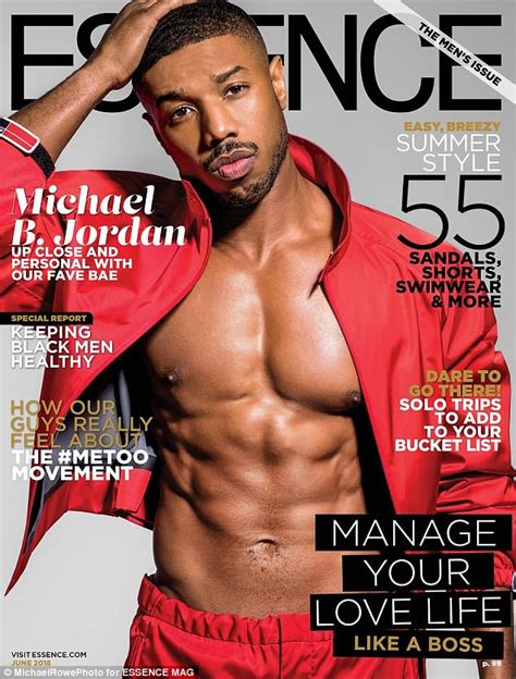 Michael B Jordan Flashes His Perfect Pecs And Amazing Abs On Steamy