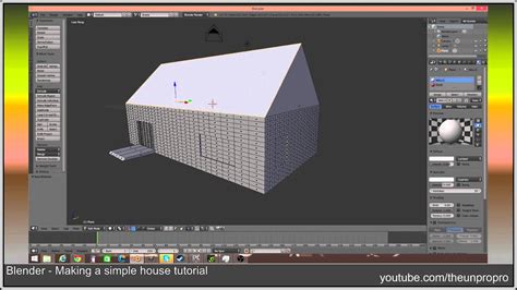 Blender How To Make A Basic House Outside Youtube