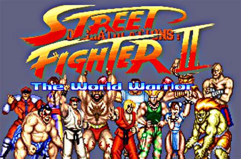 Street Fighter Ii The World Warrior Keywords Here