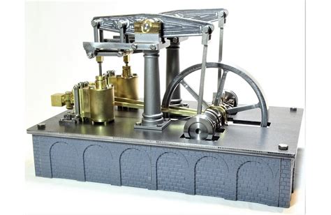 Live Steam Twin Cylinder Beam Model Steam Engine Fully Machined Kit