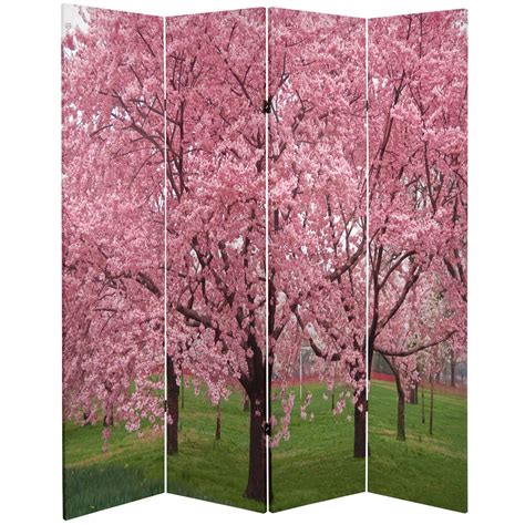 6 Ft Tall Cherry Blossoms Room Divider