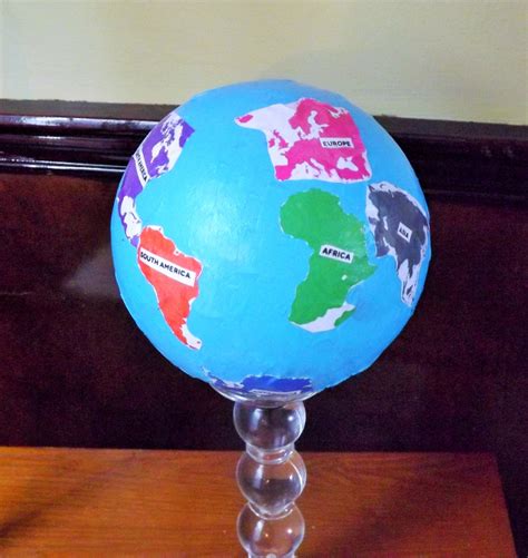 Diy Globe Globe Diy Globe Projects Hand Crafts For Kids
