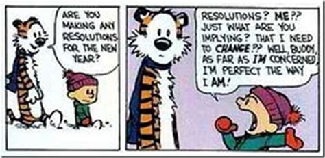 Calvin Hobbes New Years Resolutions Calvinnhobbesnewyear