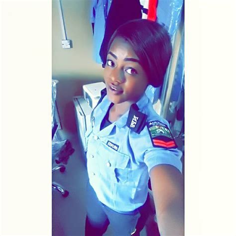 Young Female Nigerian Police Officer Pics Career Nigeria