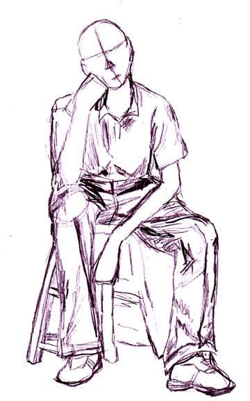 Sitting Refernce ~ Poses Reference Drawing Drawings Base Pose Cartoon