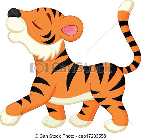 Cute cartoon orange clipart standing tiger with front and back feet. Cute Tiger Clip Art | Clipart Panda - Free Clipart Images