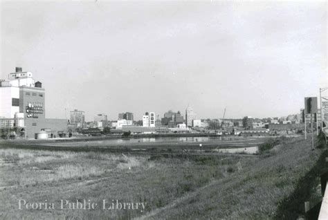 Cilco And Peoria Skyline 1965 Taken From Peoria Public Library