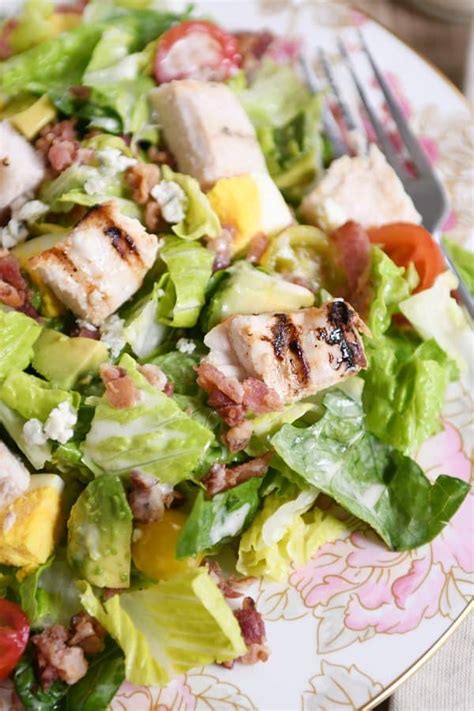 Grilled Chicken Cobb Salad Recipe Mels Kitchen Cafe