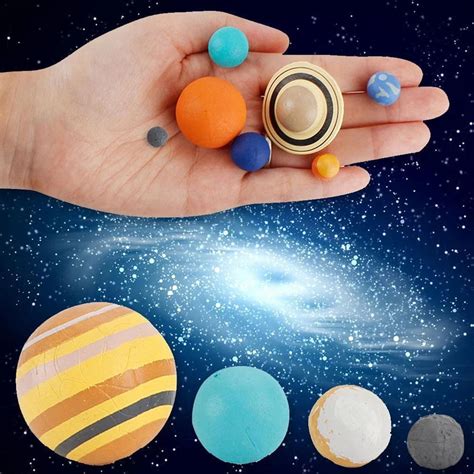 3d Solar System Ball Toy Set Educational Learning Toy Outer Space