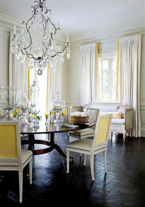 Yellow And Gray Dining Room French Denlibraryoffice Melanie