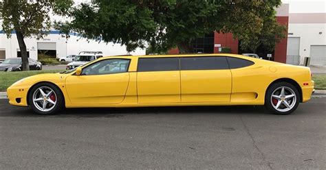Somebody Just Turned A Ferrari 360 Modena Supercar Into A Stretched