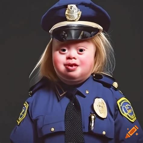 Police Officer With Down Syndrome On Craiyon