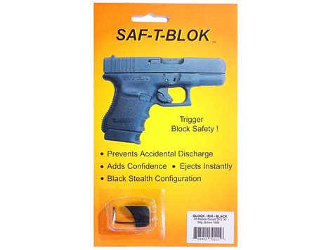 Saf T Blok Rh Safety Block Post 98 For Glock 17 19 20 21 27 Ndz Skull 2