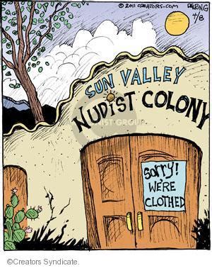 The Nudism Comics And Cartoons The Cartoonist Group