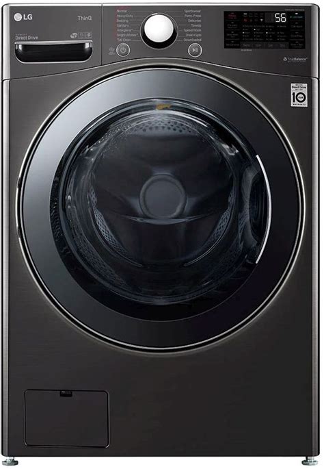 Lg 4 5 Cu Ft Black Steel Washer Dryer Combo Dave Hayes Appliance Center Inc Yorkville Ny