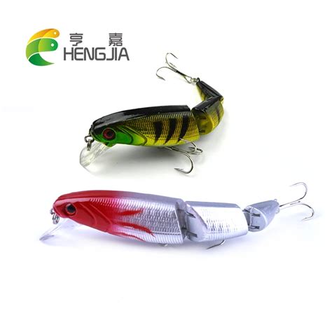 Hengjia 1pc 105cm 14g Hard Plastic Jointed Minnow Fishing Lures