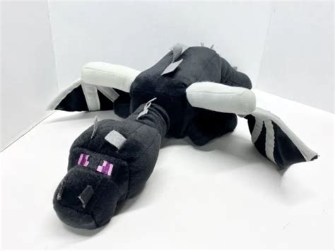 Mojang Jinx Minecraft Black Ender Dragon 24 Large Plush Stuffed Animal