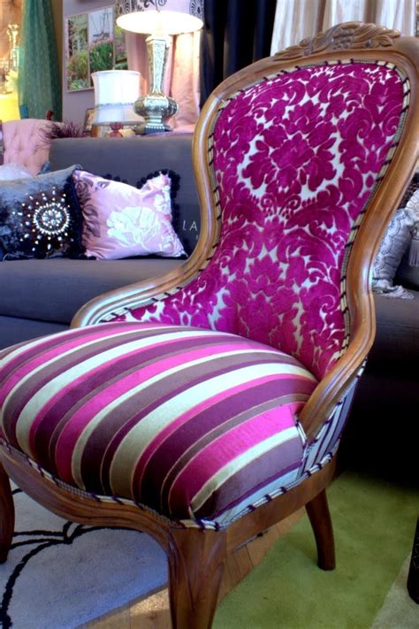 If you prefer the comfort of traditional upholstered chairs but are also looking for the contemporary look of designer metal, plastic or wooden chairs, then cult furniture's. Custom Upholstered Chair Vintage Victorian Chair by Jane ...