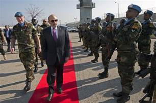 Lebanese Minister of Defense Yaacoub Sarraf visits UNIFIL ...