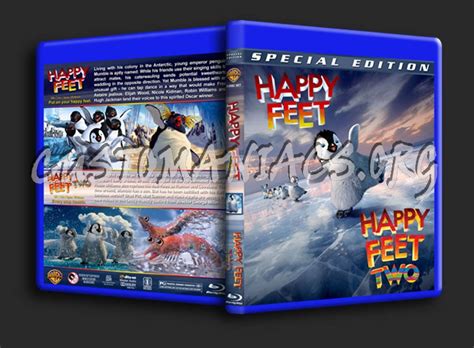 Happy Feet Double Feature Blu Ray Cover Dvd Covers And Labels By