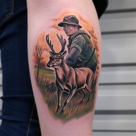 61 Deer Hunting Tattoo Ideas For Men