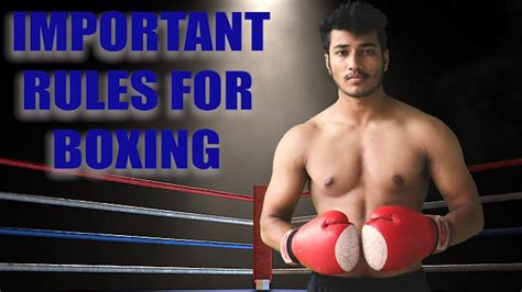 Basic Rules Of Boxing In Hindi Boxing Tutorial Youtube