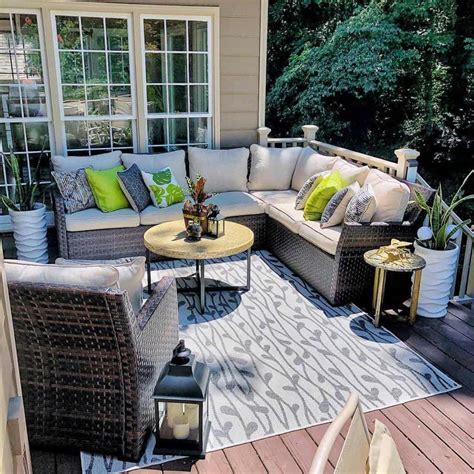The Top Deck Decorating Ideas Next Luxury Outdoor Deck Decorating Deck Furniture Layout
