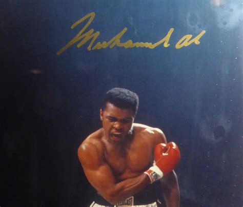 Muhammad Ali Autographed Signed Framed 16x20 Photo Over Liston