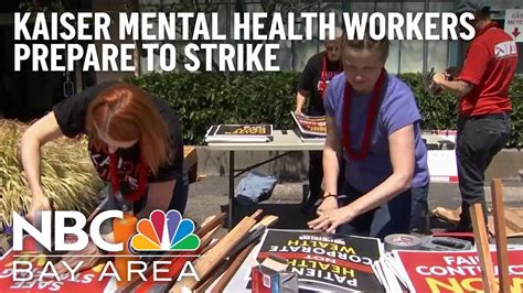 Kaiser Mental Health Workers Prepare To Strike Monday Youtube