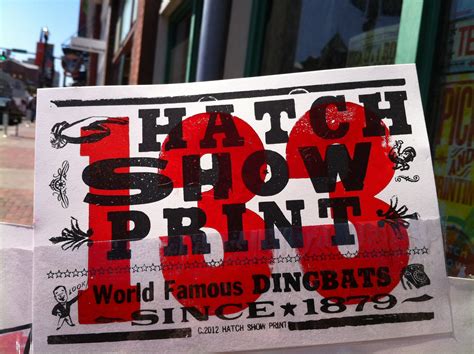 Little Print Me And Kathy Did For The 133rd Birthday Of Hatch Show