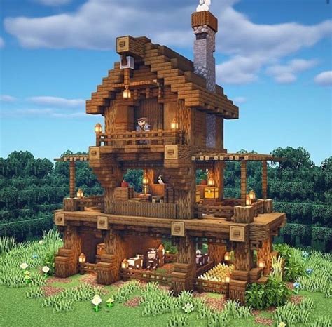 Pin By Aurora On Minecraft Houses In 2020 Minecraft Cottage