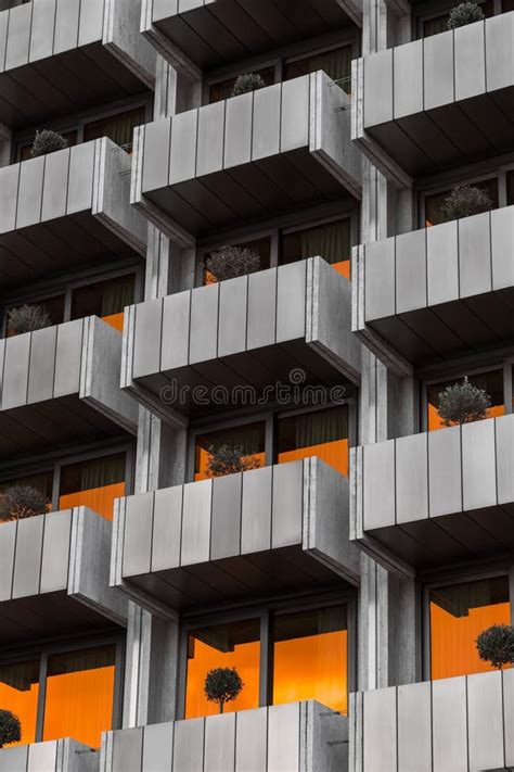 Architectural Detail Modern Facade Pattern Form The Buildings In