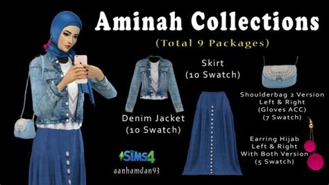Hijab Model 062 And Hijab Hair 005 Aminah Collections At Aan Hamdan