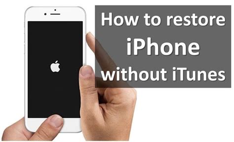 How To Restore Iphone Without Itunes Icloud And Copytrans
