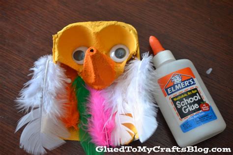Upcycled Egg Carton Owls Craft Idea