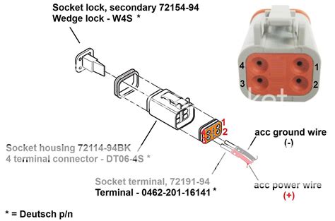 Pin Deutsch Connector Wiring Diagram
