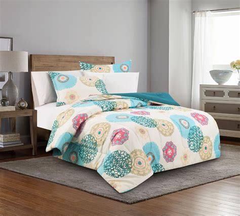 Mainstays No Borders Bed In A Bag Complete Bedding Set