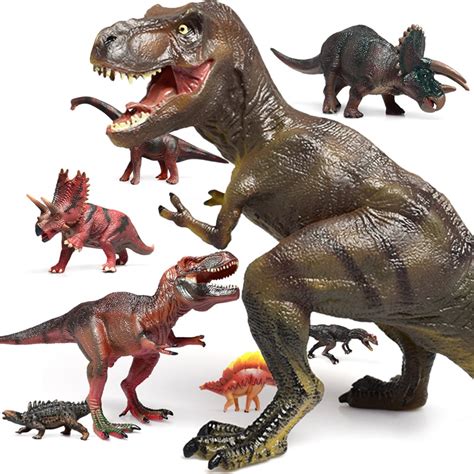 Dinosaur Toys Simulation Model Animals Triceratops Tyrannosaurus Rex